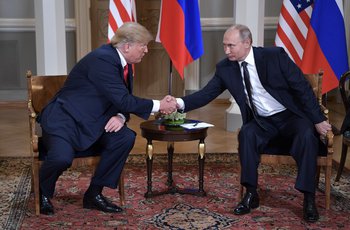 Donald Trump and Vladimir Putin