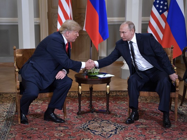 Donald Trump and Vladimir Putin