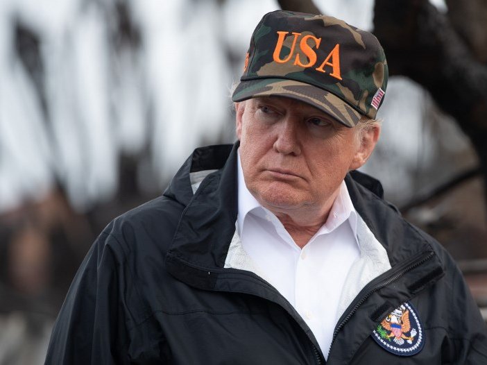 Donald Trump in California fires