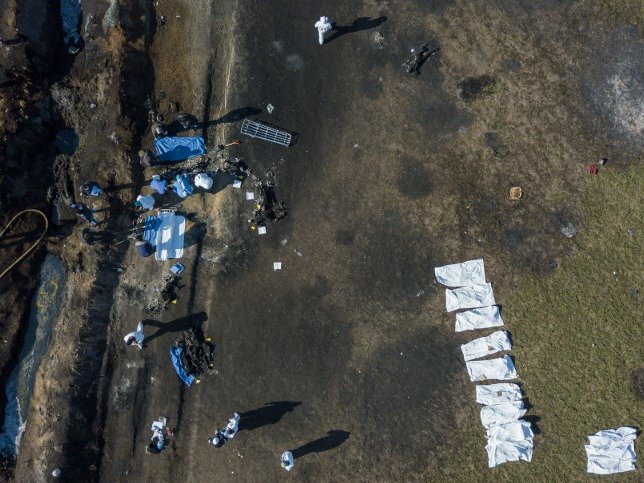 Mexico pipeline fire