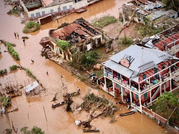 Mozambique latest photo cyclone