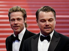 Brad Pitt and Leonardo DiCaprio / Alberto PIZZOLI / AFP