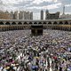 Muslim pilgrims perform the final walk around the Kaaba (Tawaf al-Wadaa), Islam's holiest shrine, at the Grand Mosque in Saudi Arabia's holy city of Mecca on August 13, 2019. Muslims from across the world gather in Mecca in Saudi Arabia for the annual six