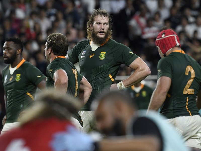 RG Snyman Springboks - AFP