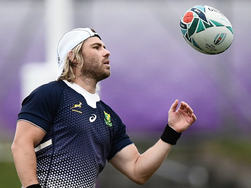 South Africa's scrum-half Faf de Klerk  / AFP