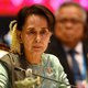 Myanmar's State Counsellor Aung San Suu Kyi attends the 22nd ASEAN-Japan Summit in Bangkok on November 4, 2019, on the sidelines of the 35th Association of Southeast Asian Nations (ASEAN) Summit.