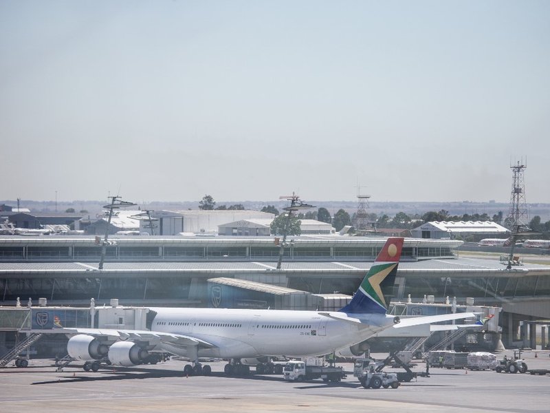 OR Tambo SAA - AFP