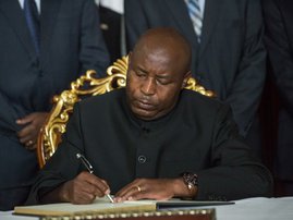 Evariste Ndayishimiye Burundi - AFP