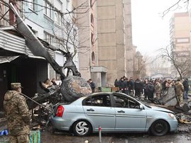 Ukraine minister among dead in helicopter crash