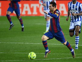 Lionel Messi Barcelona Dec 2020 - AFP