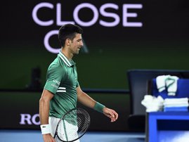 Novak Djokovic Australian Open 2021 - AFP