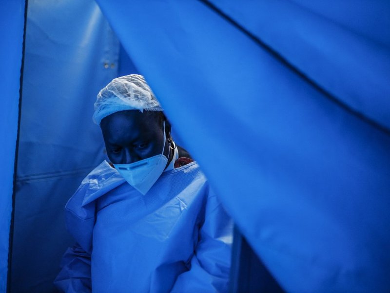 South Africa Covid-19 Nurse - AFP