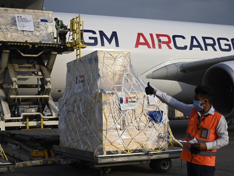 India Covid-19 aid - AFP