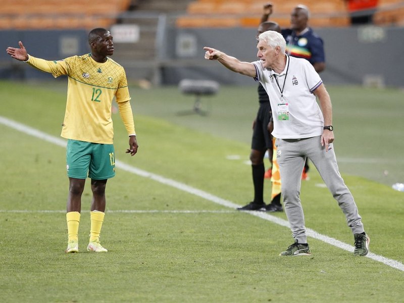 Bongokuhle Hlongwane Hugo Broos Bafana Bafana
