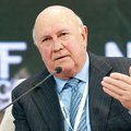 In this file photo taken on June 14, 2013 Former South African president FW de Klerk speaks during the economic forum "New York Forum Africa" in Libreville. FW de Klerk, South Africa's last white president, has died aged 85, his foundation announced on N