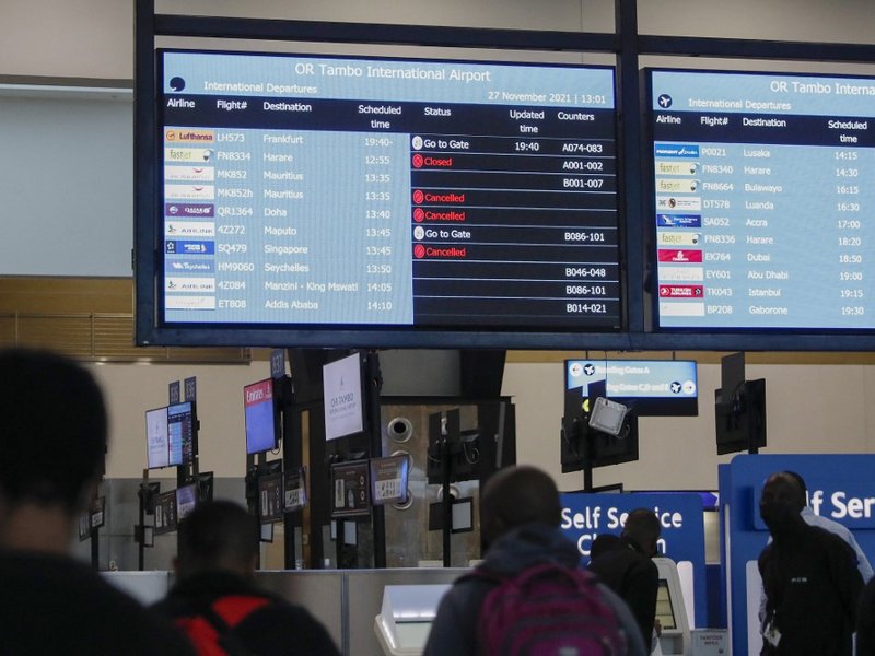 OR Tambo flights cancelled