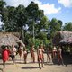 Yanomami natives prepare to perform a ritual dance at Irotatheri community, in Amazonas state, southern Venezuela, 19 km away from the border with Brazil, on September 7, 2012. The Venezuelan government on Friday agreed to lead a delegation of national an