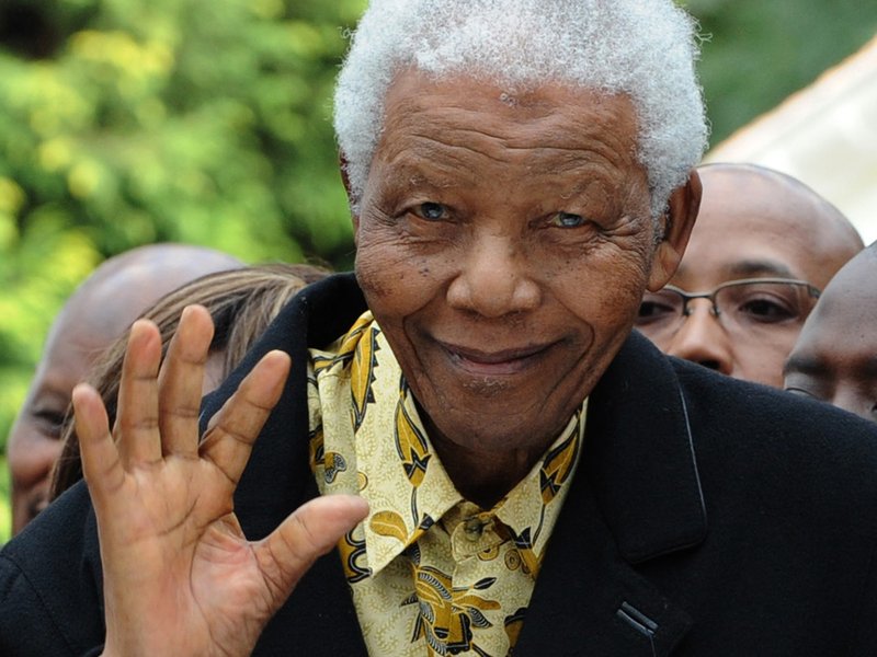 Nelson Mandela - ALEXANDER JOE / AFP