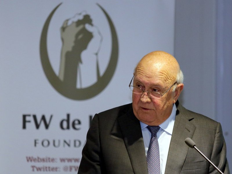 FW DE KLERK AT PROFIEL