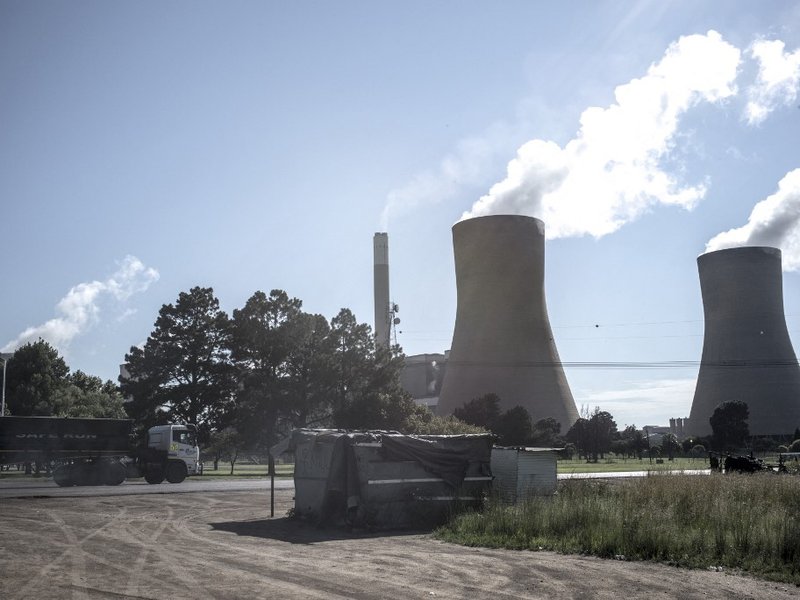 Duvha Power Station Eskom  - AFP