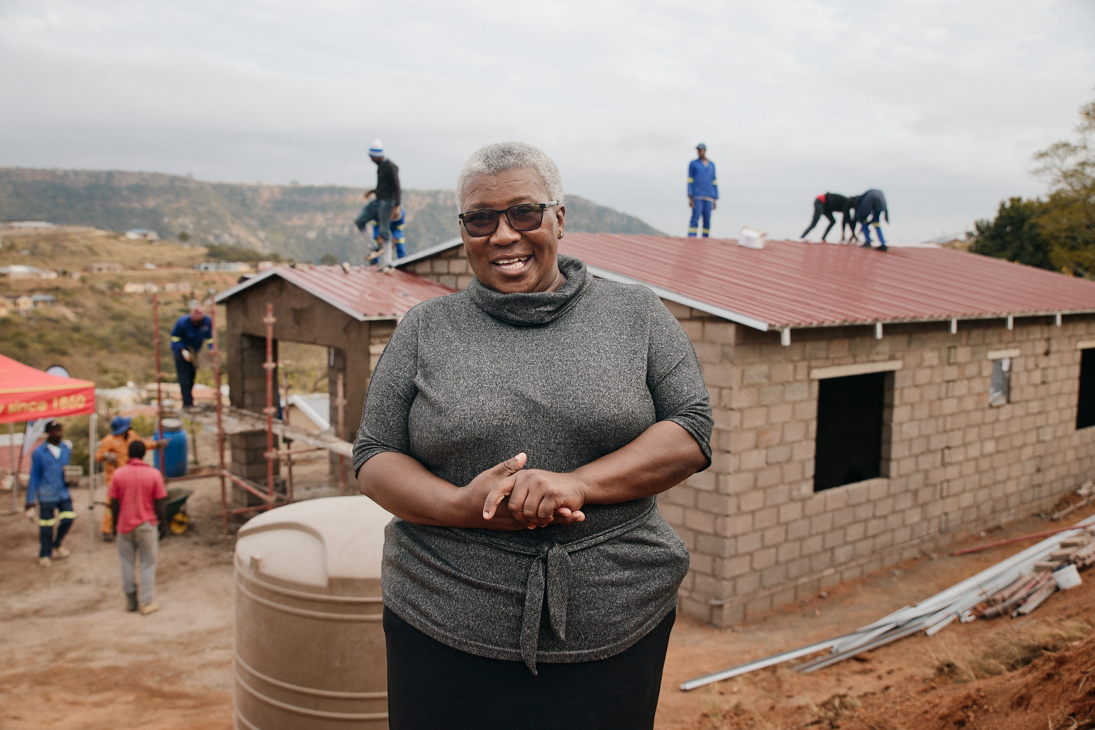 MaShangase's near complete house
