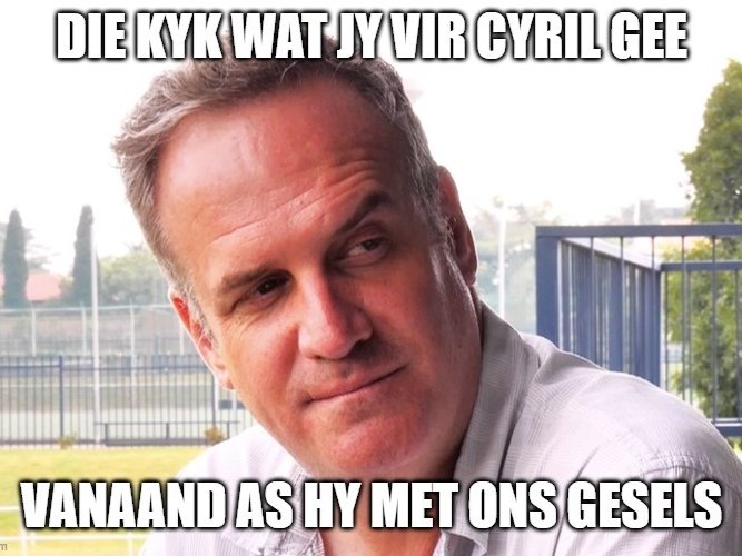 Rian van Heerden Meme