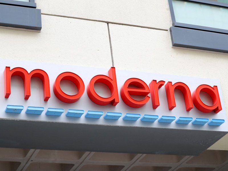 A view of Moderna headquarters on May 08, 2020 in Cambridge, Massachusetts. Moderna was given FDA approval to continue to phase 2 of Coronavirus (COVID-19) vaccine trials with 600 participants.