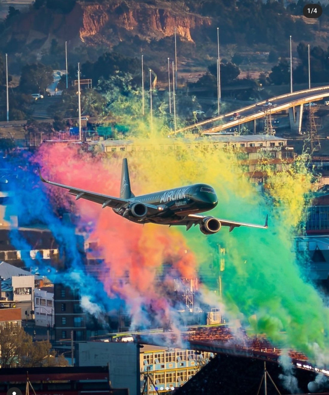 Airlink flyover DHL