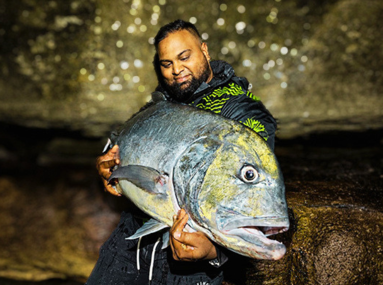 Mohammed Toufiq Allijan with an exception GT caught off Uvongo Pier
