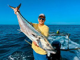 Quintin Olivier with a Couta caught off Sodwana Bay