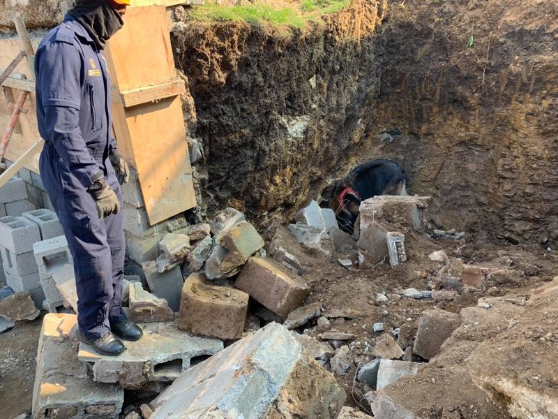 Wall collapse Inanda