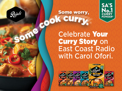 You could win R3 500 cash and a Rajah hamper.