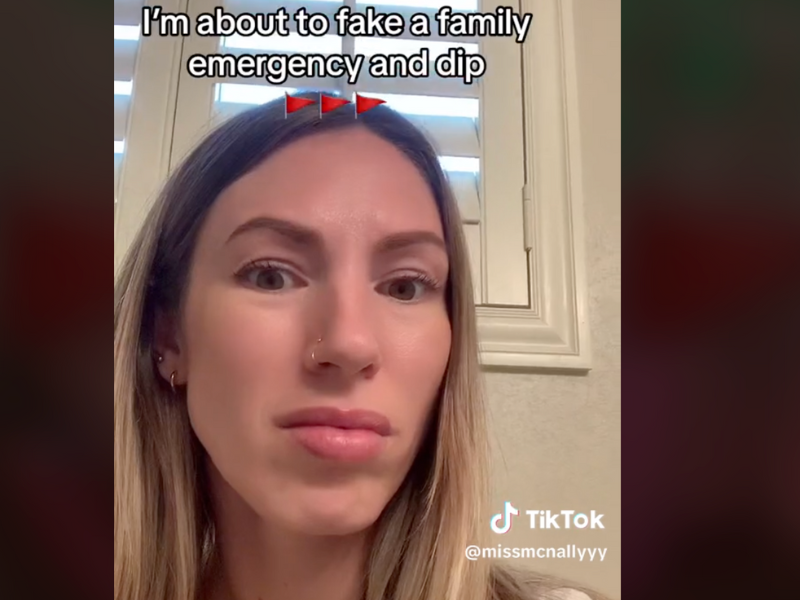 WATCH: Woman leaves date after finding strange collection in his house