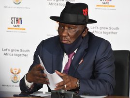 Police Minister Bheki Cele