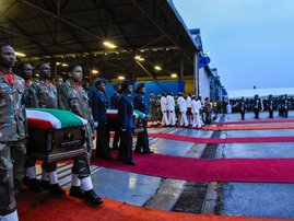 SANDF troop funeral