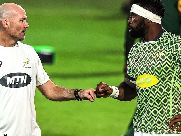 Jacques Nienaber & Siya Kolisi