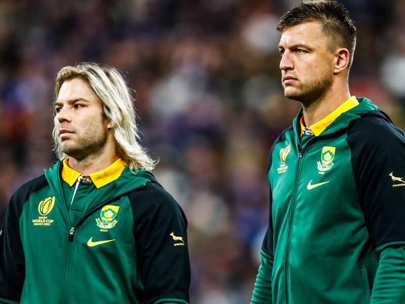 Faf de Klerk and Handre Pollard