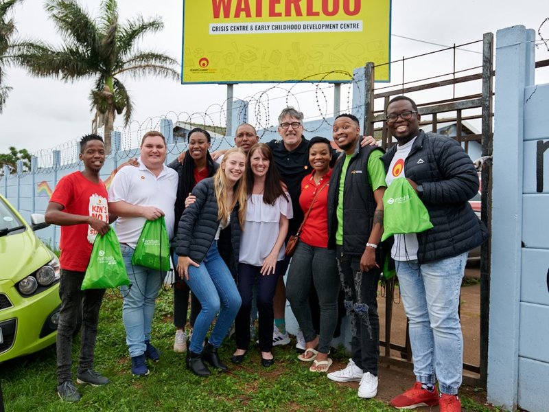 On Mandela Day, East Coast Radio spent a day at Waterloo crisis repairing the centre.