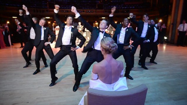 Without a doubt the BEST groomsmen dance at a wedding ever!