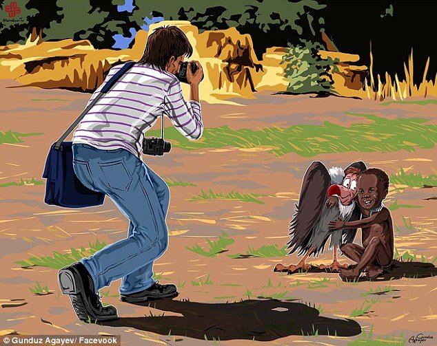 The Vulture & The Little Girl by Kevin Carter - Who is the Vulture