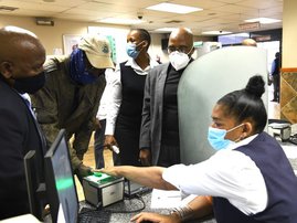 Minister of Home Affairs, Aaron Motsoaledi