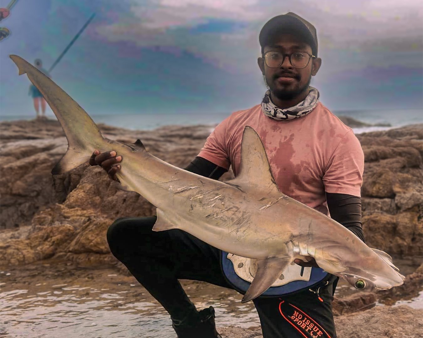 Teale Moodley in with some Hammerhead action down south