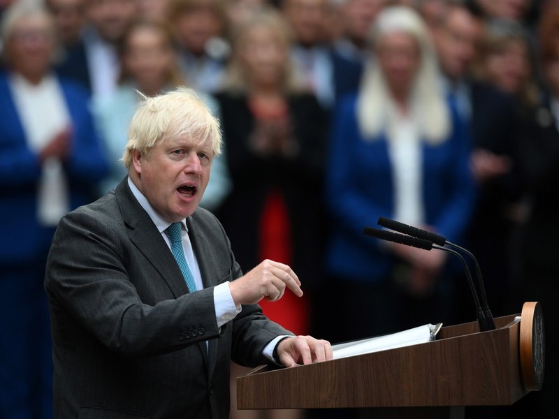 Boris Johnson final speech