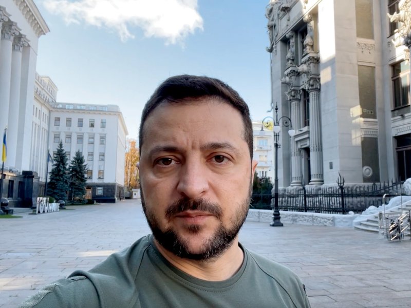 Ukrainian President Volodymyr Zelensky
