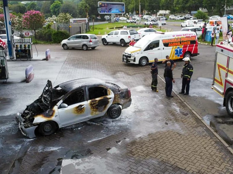WATCH: Pupils, driver escape fiery PMB crash