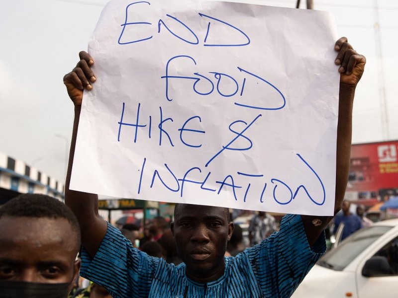 'This hunger is too much': Nigerians protest economic hardship