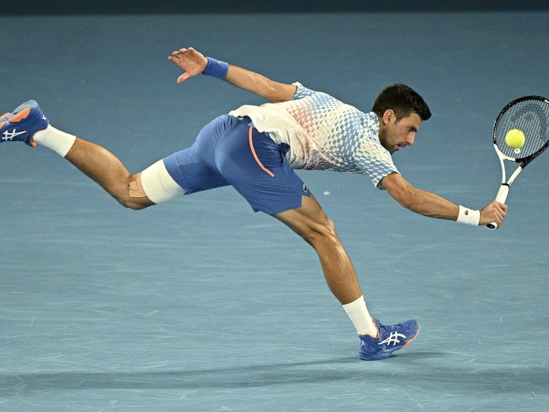 Novak Djokovic at Australian Open 2023