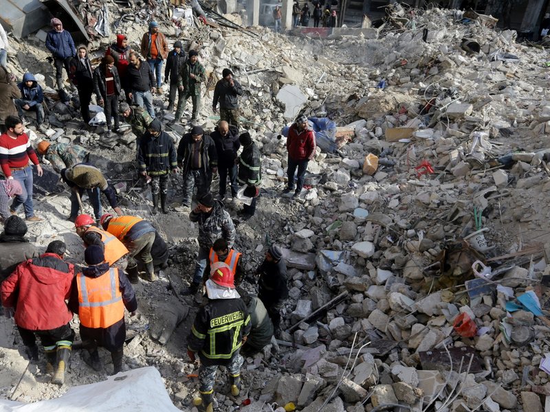 Children pulled from rubble as Turkey-Syria quake toll tops 9,500