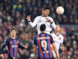 Manchester United's Brazilian midfielder Casemiro