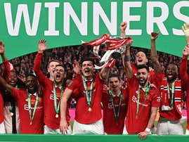 Manchester United beat Newcastle in the Carabao Cup final